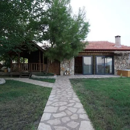 Stone House With Olympos And Nature View